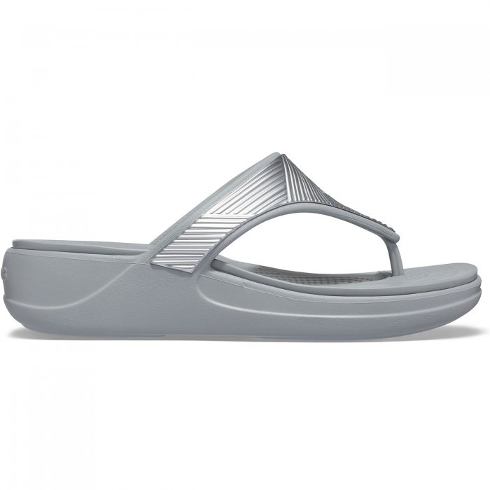 Crocs Sandalias c\u00f3modas gris claro look casual Zapatos Sandalias Sandalias cómodas 