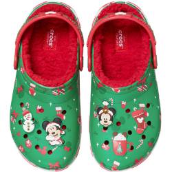 Zuecos de niños Classic Lined Mickey Xmas T