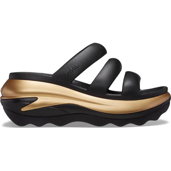 Sandalias slide unisex Mega Crush Metallic Triple Strap U