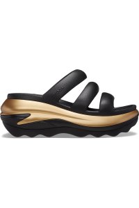 Sandálias slide unissexo Mega Crush Metallic Triple Strap U