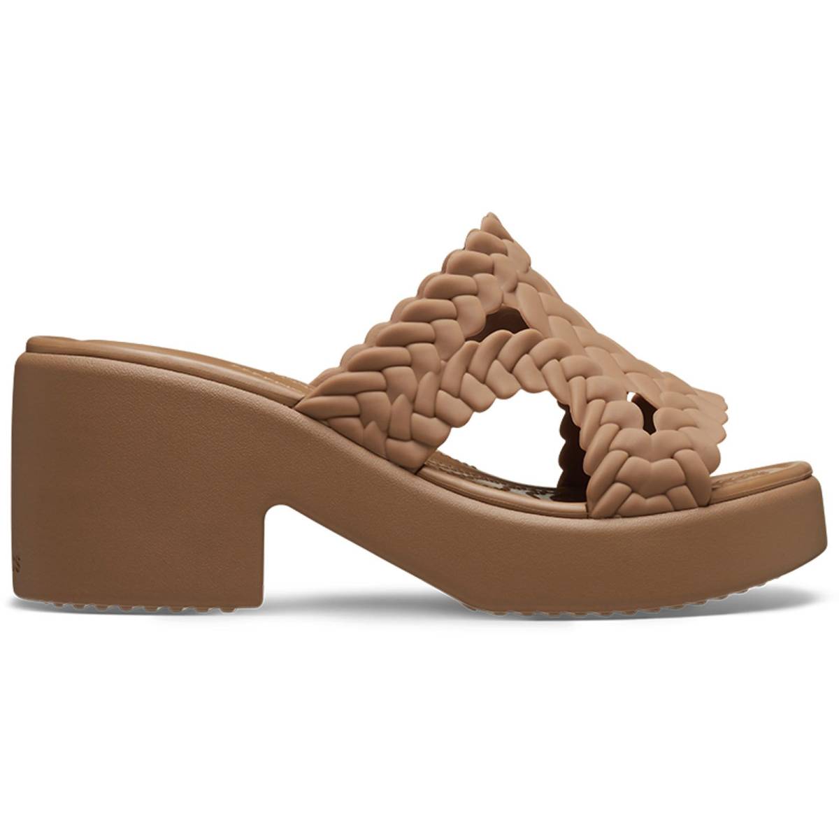 Crocs Sandalias con tacón Brooklyn W - Sepia