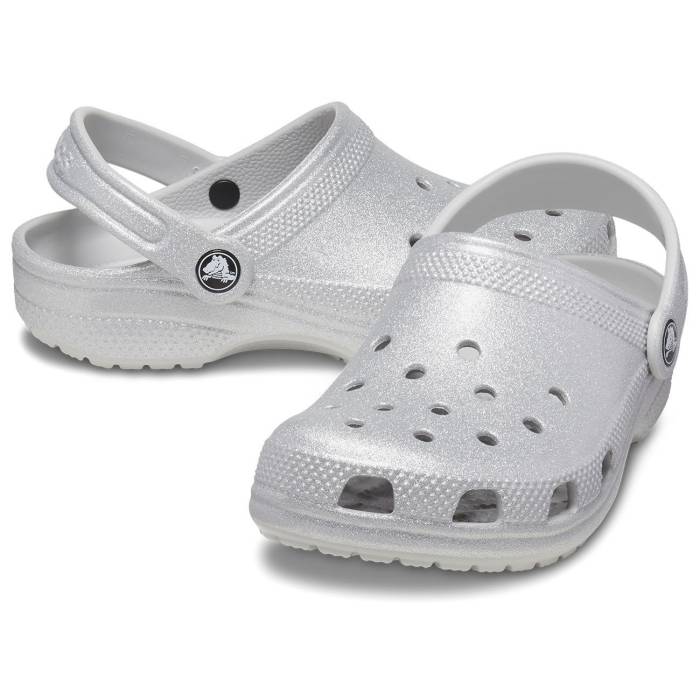 Tamancos infantis clássicos com glitter T