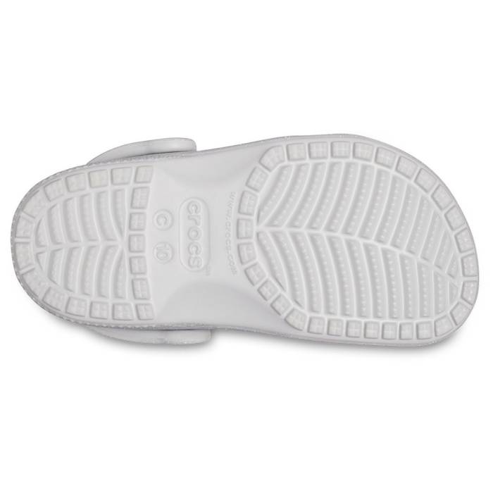 Tamancos infantis clássicos com glitter T