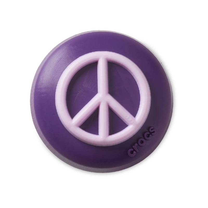 Signo de la paz negro y rosa