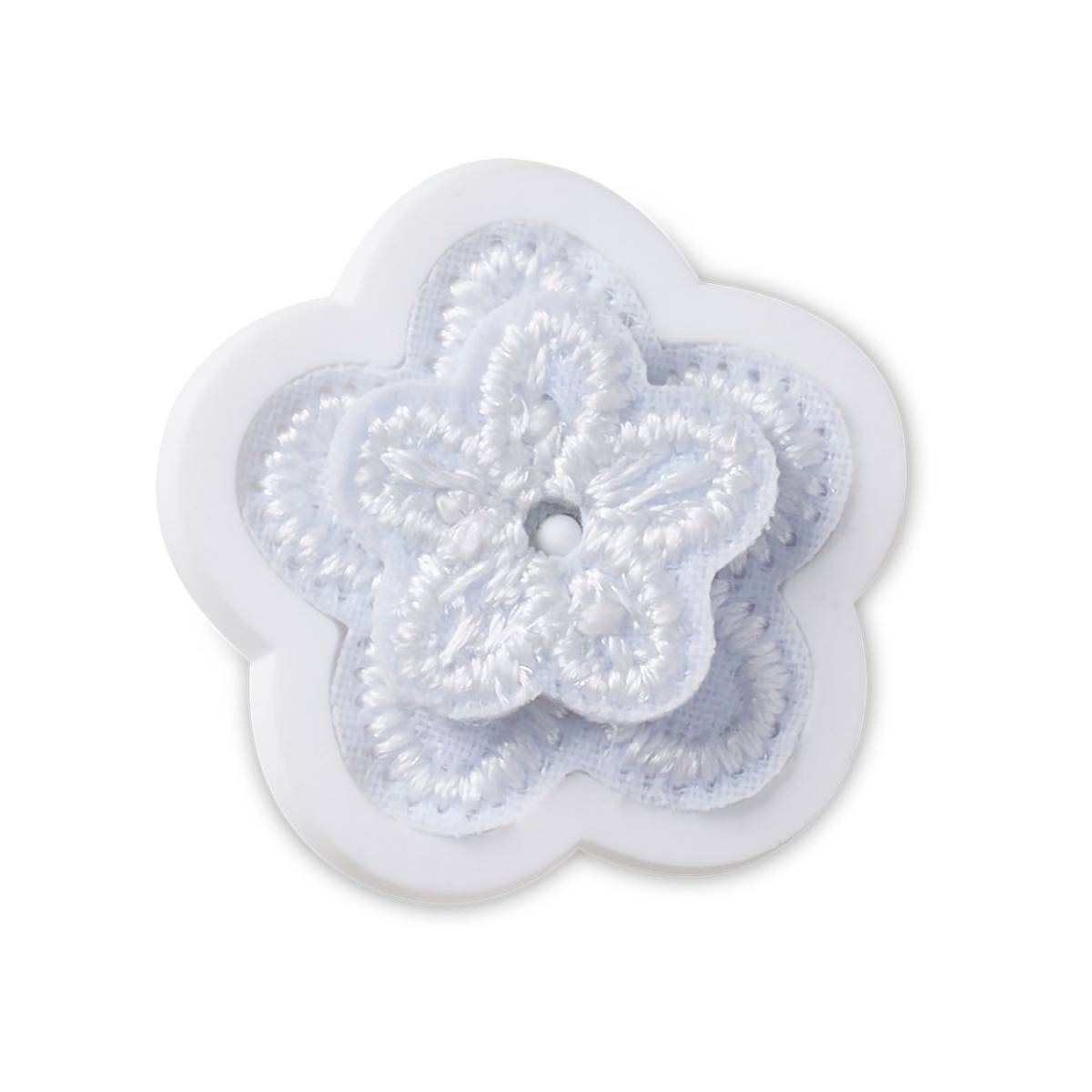 Crocs Blanco floral elegante 2