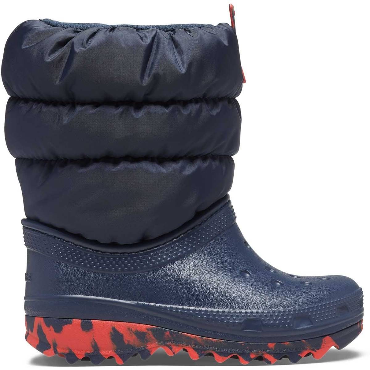 Crocs Botas de niños Classic Neo Puff T - Navy/Sky Blue