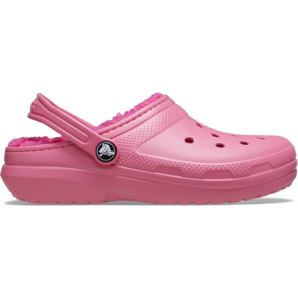 Crocs Zuecos de niños Classic Lined Clog T - Digital Violet