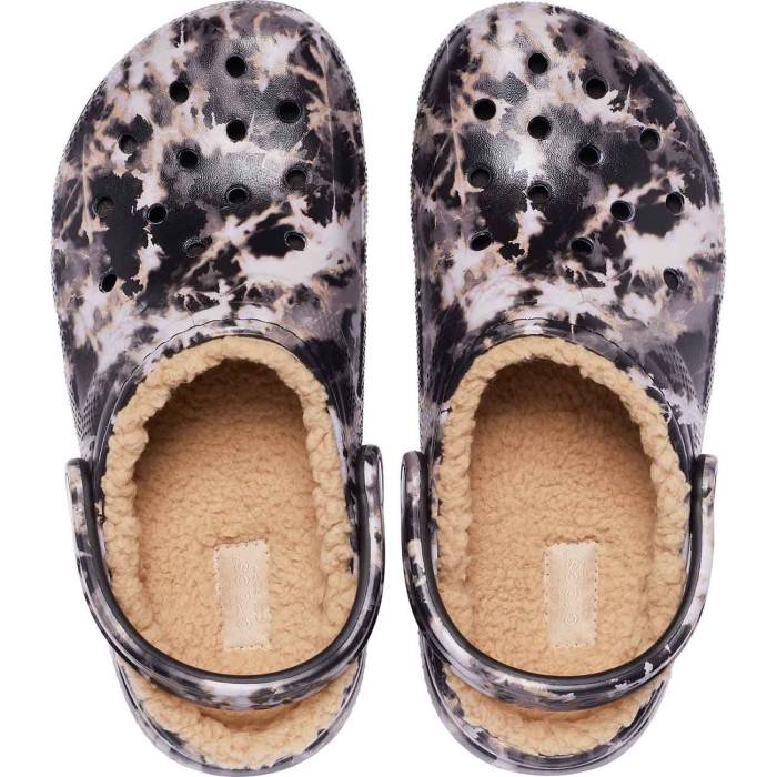 Zuecos unisex Classic Lined Bleach Dye Clog U