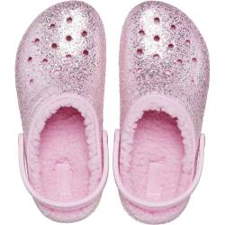 Socas de criança Classic Lined Glitter Clog T
