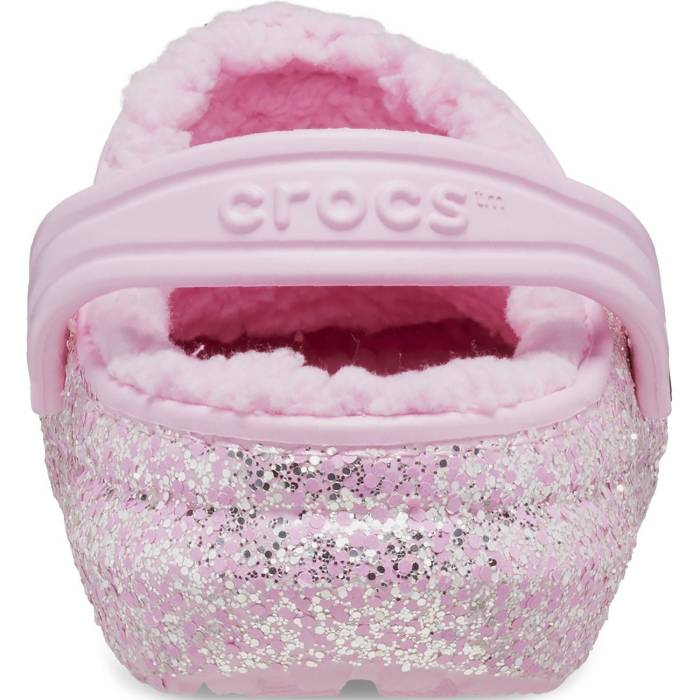 Socas de criança Classic Lined Glitter Clog T