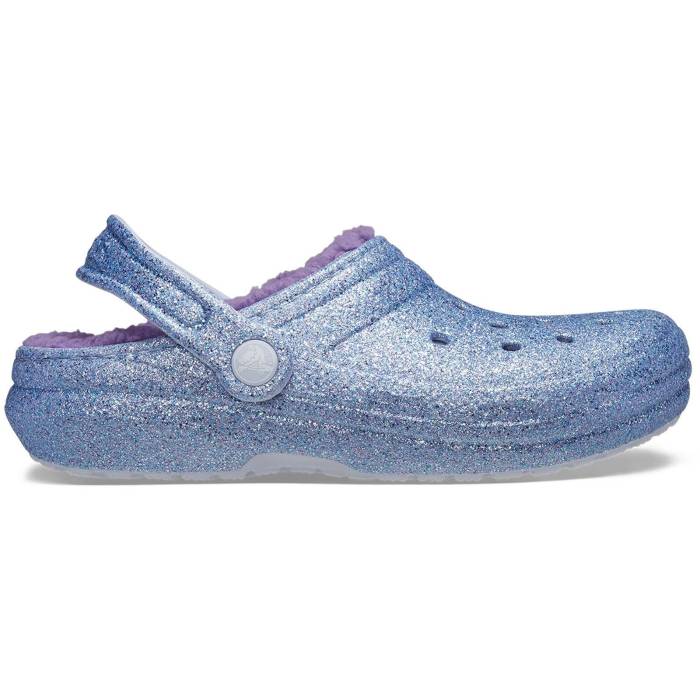 Zuecos de niños Classic Lined Glitter Clog T