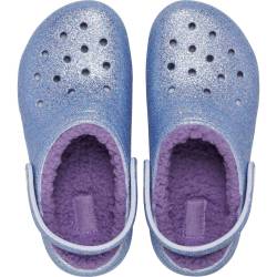 Zuecos de niños Classic Lined Glitter Clog T