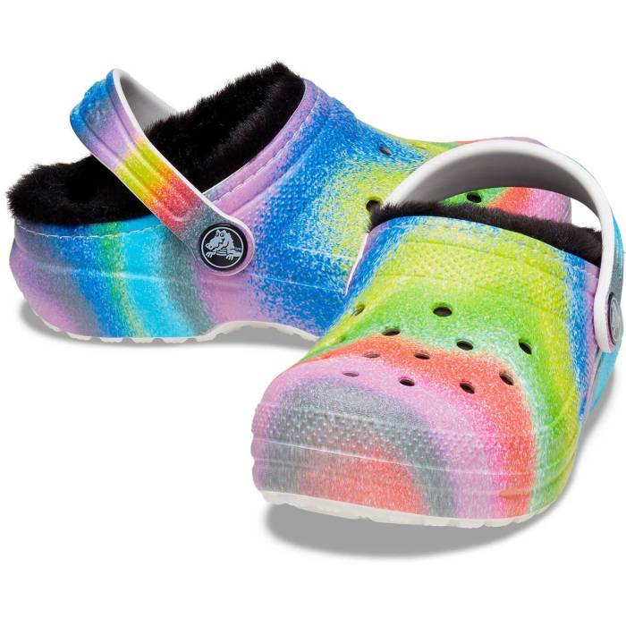 Toddler Classic Lined Spray Dye Clog