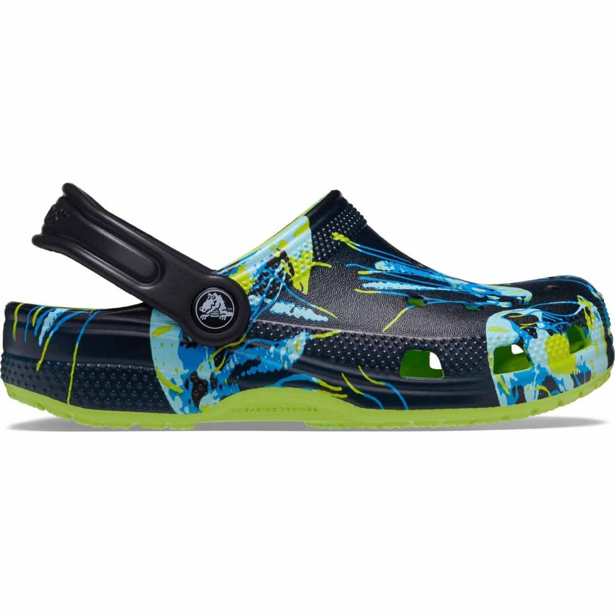 Crocs Zuecos de niños Meta Scape K - Neon Purple/Multi