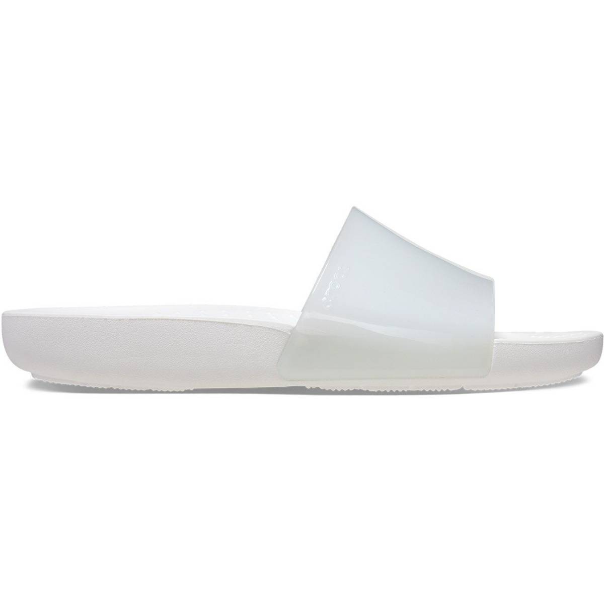 Crocs Sandalias slide de mujer Splash Shine W - Moon Jelly