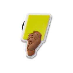 Cartão amarelo de futebol