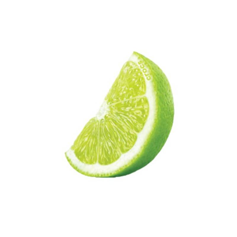 Rodaja de lima brillante