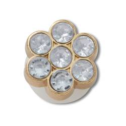 Gema flor pequeña de plata