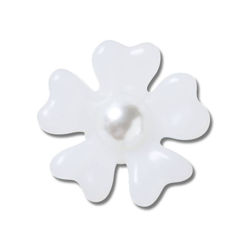 Pequeña flor de perla blanca mate