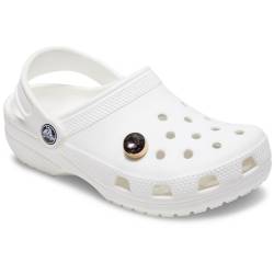 Gema circular dorada y negra