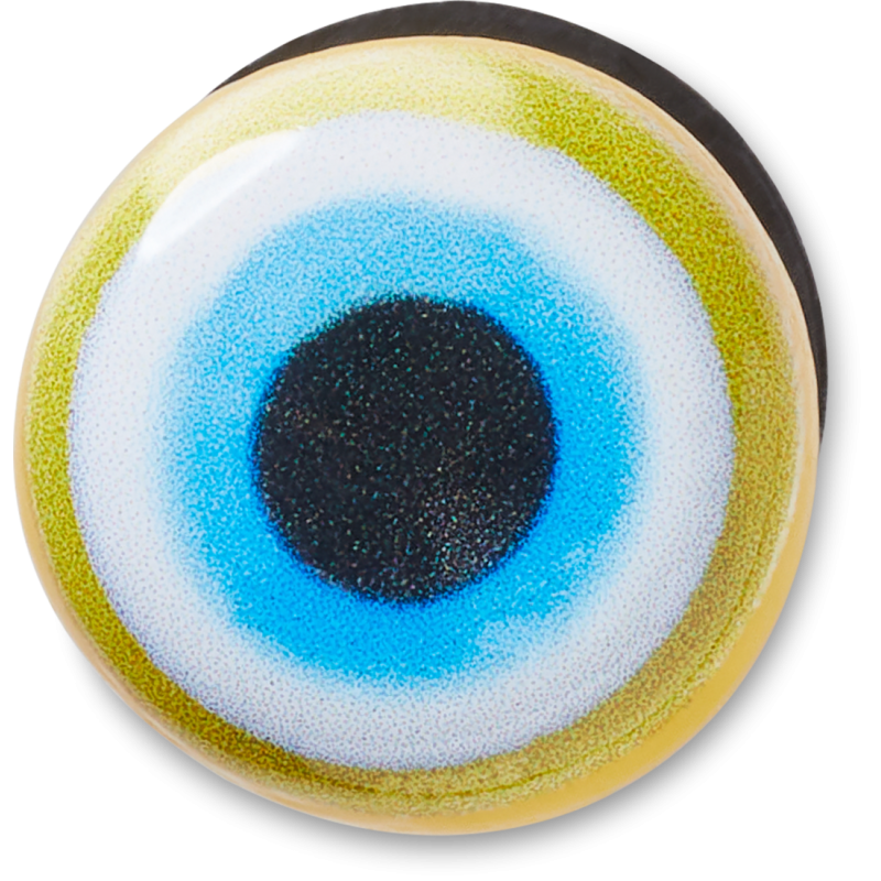 Mal de ojo azul y dorado