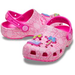 Zuecos para niños pequeños Mattel Pink Barbie Classic Clog T