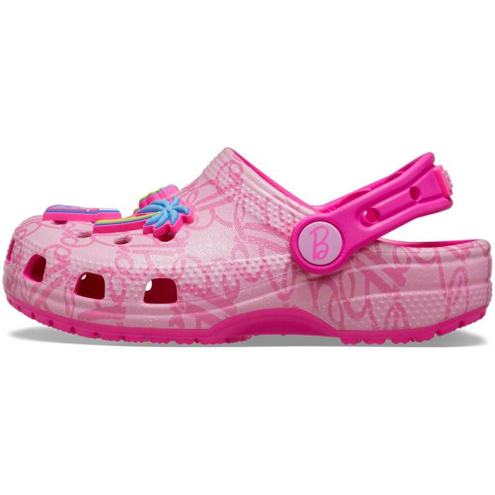 Zuecos para niños pequeños Mattel Pink Barbie Classic Clog T