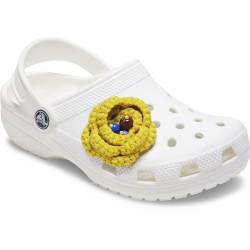 Floral de crochê amarelo