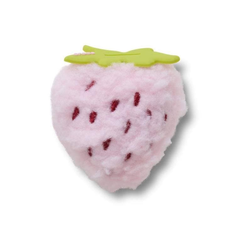 Morango de pelúcia rosa