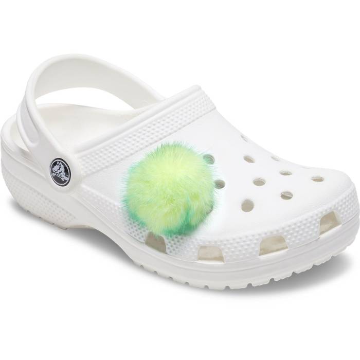 Mecha de cabelo longo e verde