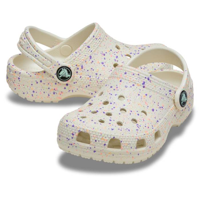 Classic Glow Paint Splatter Clog K