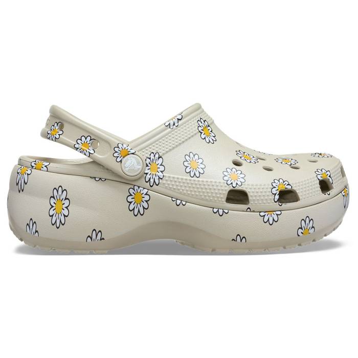 Classic Platform Floral Clog W