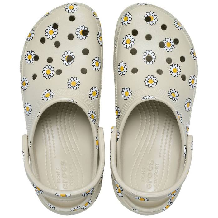 Classic Platform Floral Clog W