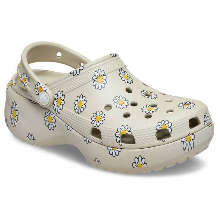 Classic Platform Floral Clog W