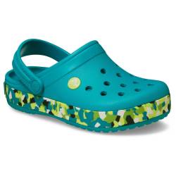 Crocband Glow Confetti Band Clog K