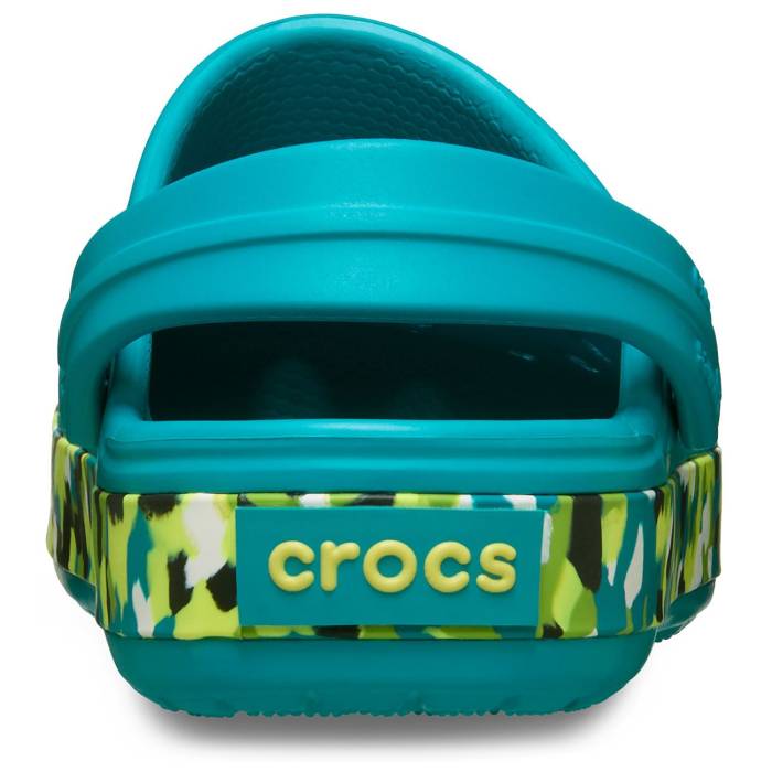 Crocband Glow Confetti Band Clog K