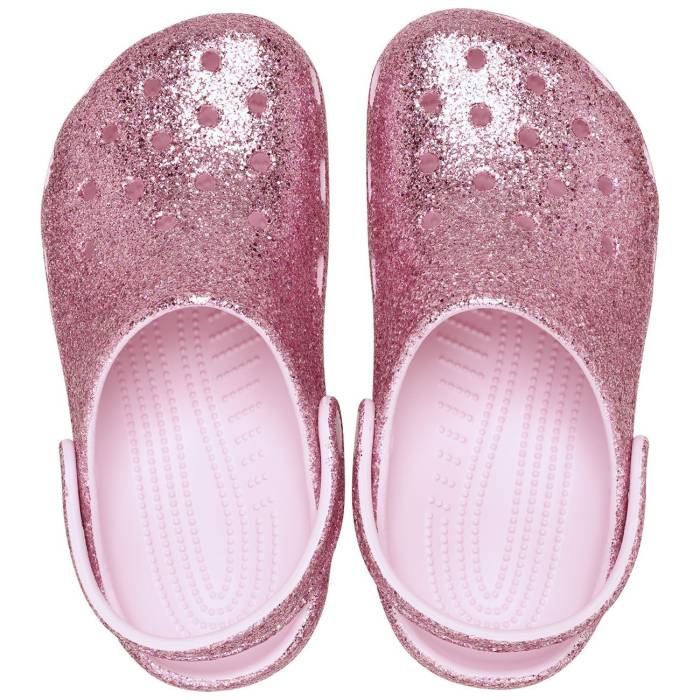 Zuecos para niños pequeños Classic Chunky Glitter