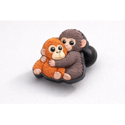 El mono Punch y su peluche