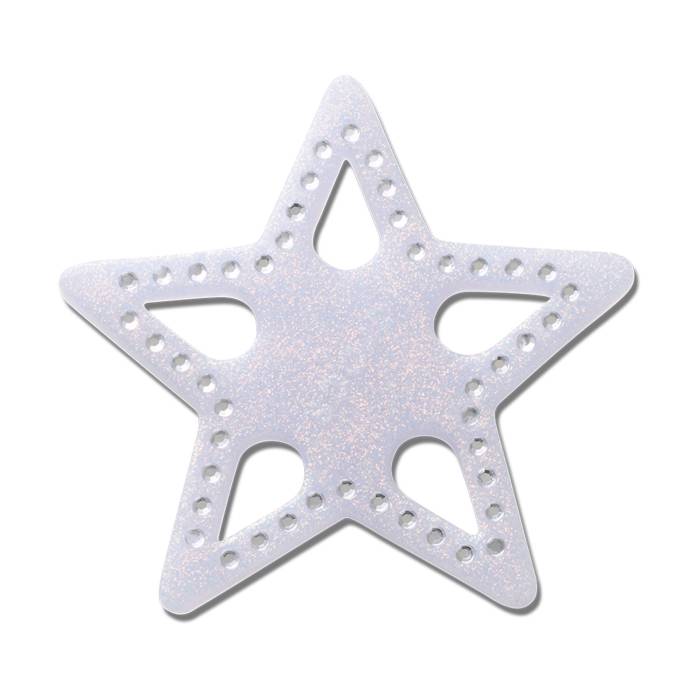 Mega Blue Glittery Star