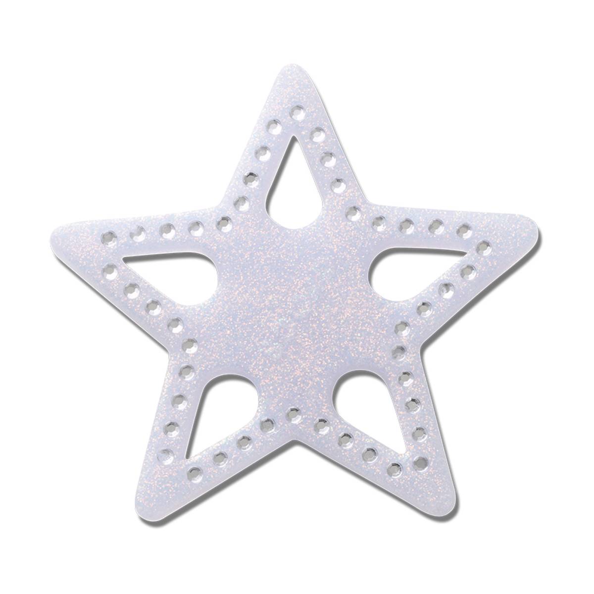 Crocs Mega Blue Glittery Star