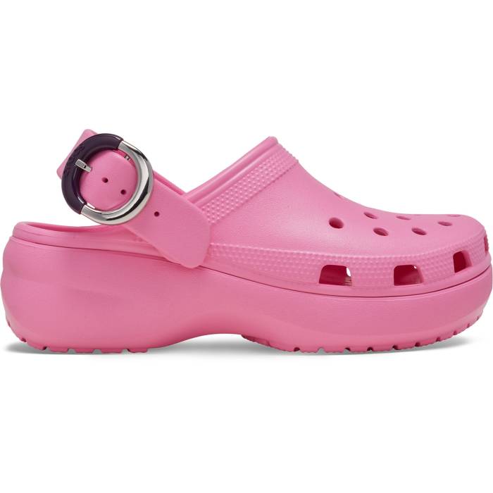 Zuecos con plataforma de mujer hebilla W
