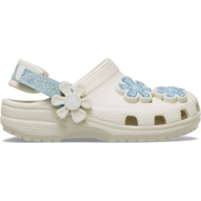 Zuecos de niños Classic Denim Flower T