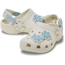 Zuecos de niños Classic Denim Flower T