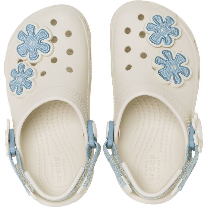 Zuecos de niños Classic Denim Flower T