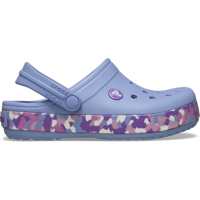 Crocband Glow Confetti Band Clog K