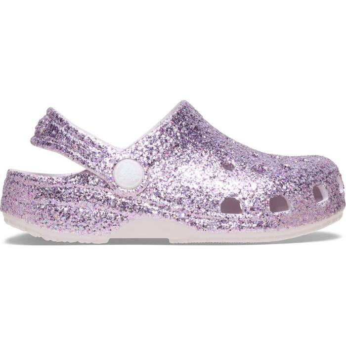Zuecos para niños pequeños Classic Chunky Glitter