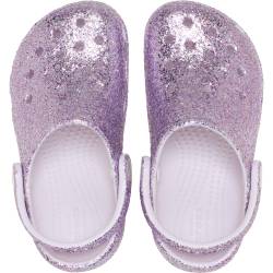 Zuecos para niños pequeños Classic Chunky Glitter