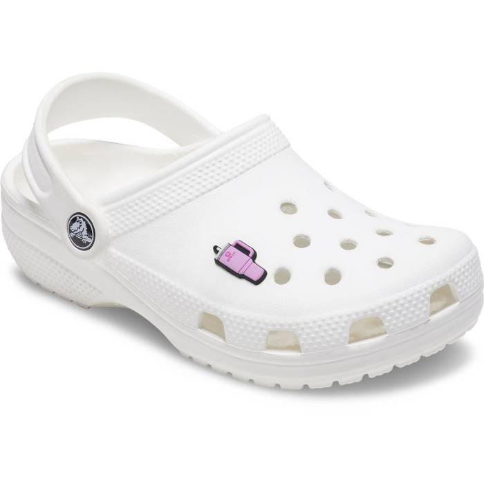 Botella de agua rosa Crocs