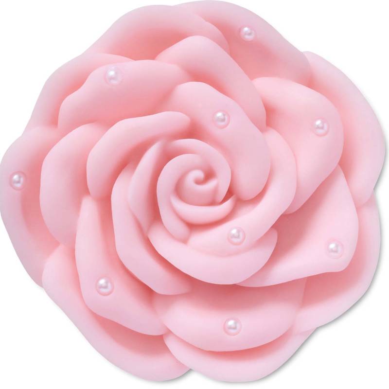 Pink Rose With Pearls