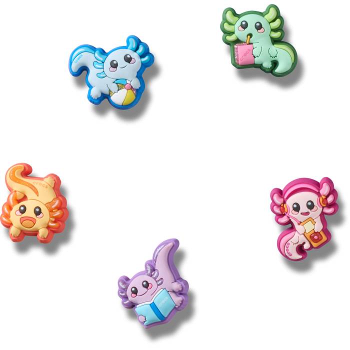 Pack 5 pequeños ajolotes